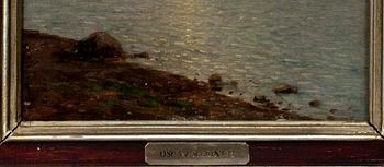 OSCAR KLEINEH, olja på skiva, sign. med monogram.