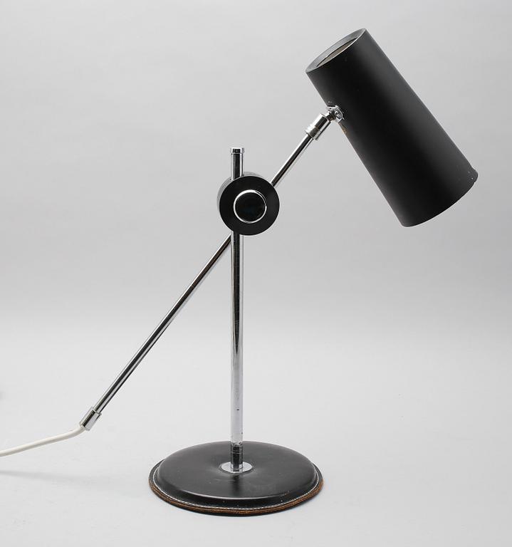 BORDSLAMPA, 1900-talets andra hälft.