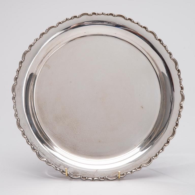 BRICKA, silver, Kultakeskus, Tavastehus, 1951. Vikt 585,9 g.