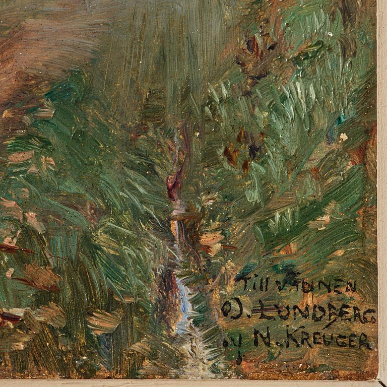 Nils Kreuger, Landscape view with road.