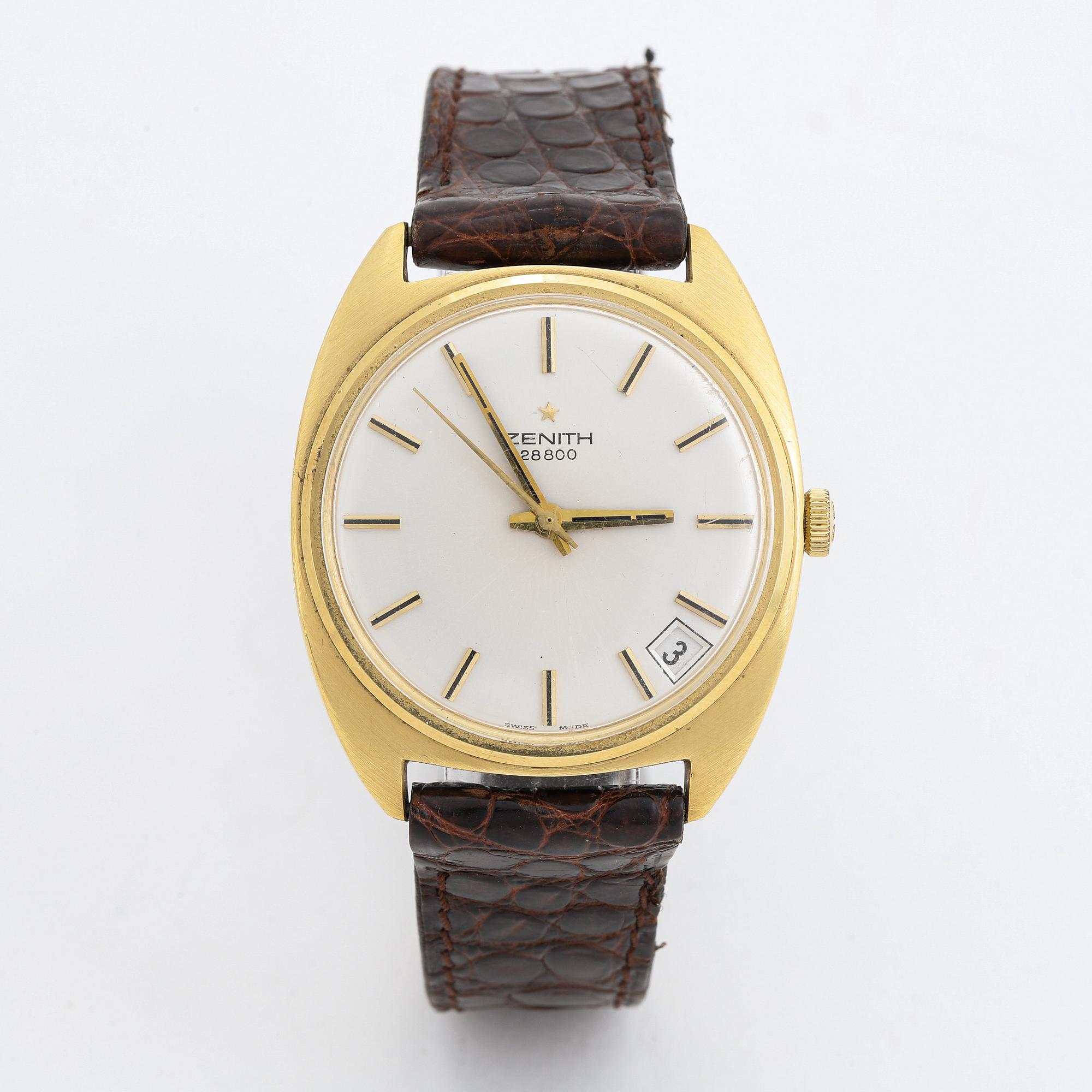 Zenith, 28800, wristwatch, 33 mm.