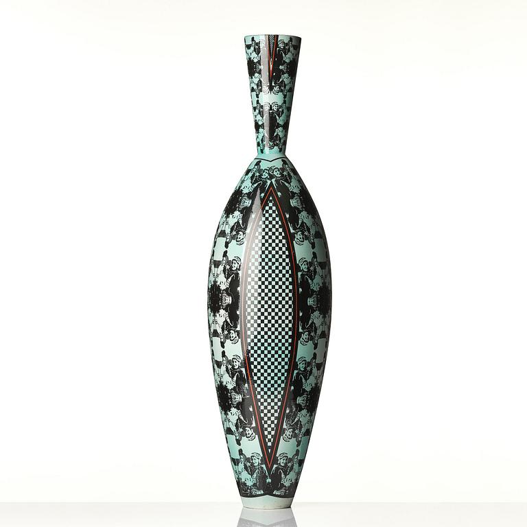 Åsa Lindström, a unique ceramic floor vase, Rörstrand, 1991.