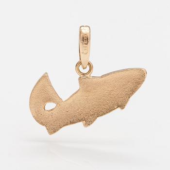 A 14K gold pendant. Kultasepänliike Seppo Penttinen, Sodankylä 1999.