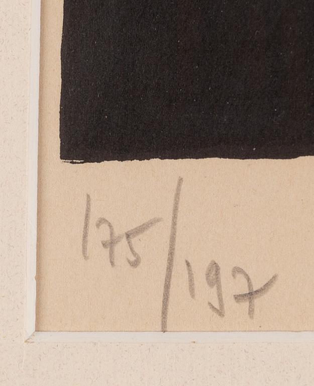 André Lanskoy, lithograph in colours, signed 175/197.