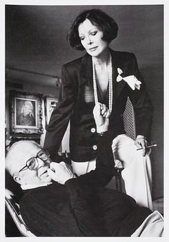 Helmut Newton · HELMUT NEWTON, Billy Wilder and his wife,  Vanity Fair, 1985. Sign.
