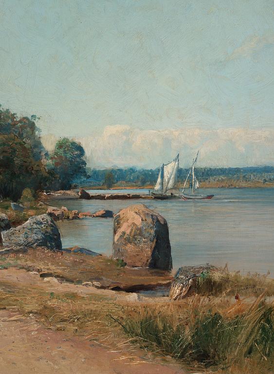 Johan (John) Kindborg, Landscape from Karön, Ronneby in the south of Sweden.