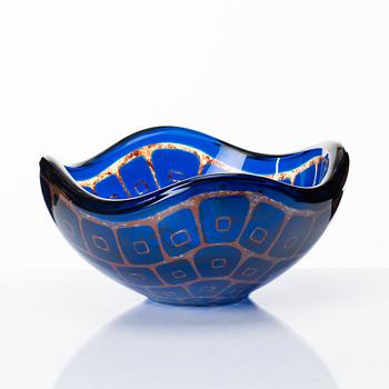 Sven Palmqvist, a "Ravenna" glass bowl, Orrefors, Sweden 1968.