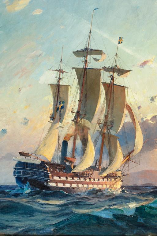 Herman af Sillén, Ships at open sea.
