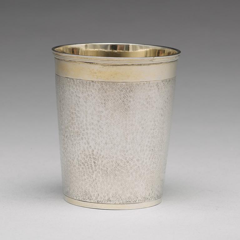 Philipp Stenglin, bägare, silver, Augsburg 1735-1736.