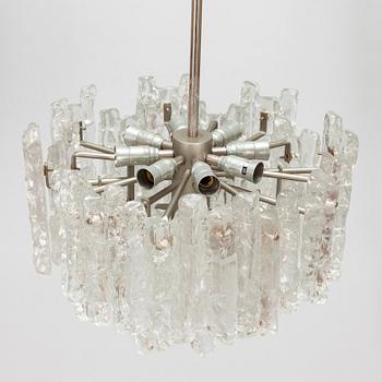 Taklampa, "Ice block chandelier", J.T Design, Kalmar, Österrike, 1960-tal.