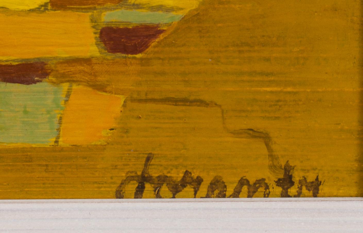 WALDEMAR LORENTZON, olja på pannå, signerad.