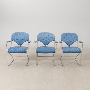 Sam Larsson, armchairs 5 pcs "Sam" for DUX late 20th century.