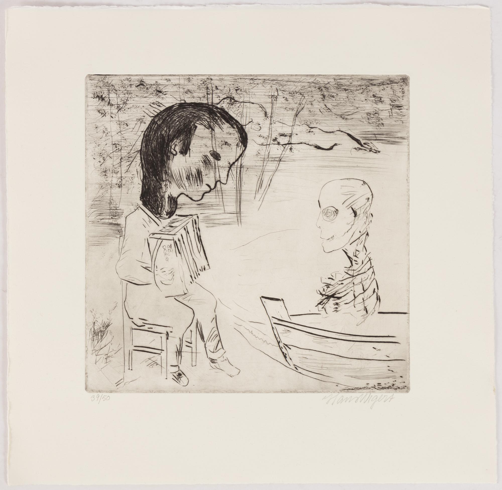 Hans Wigert, Dragspelare.