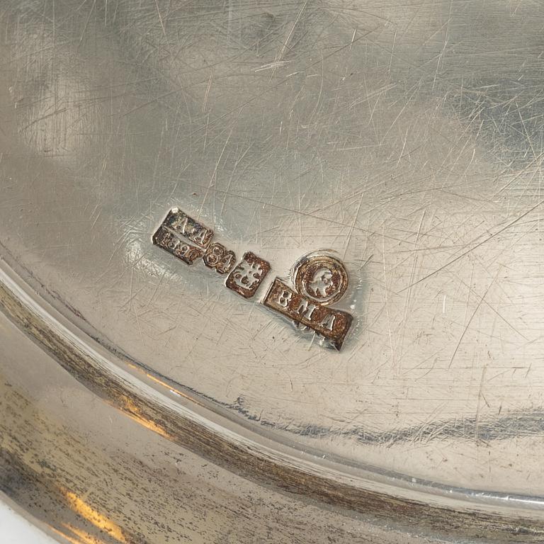 Fat, silver, niellodekor, Moskva, Ryssland 1890.