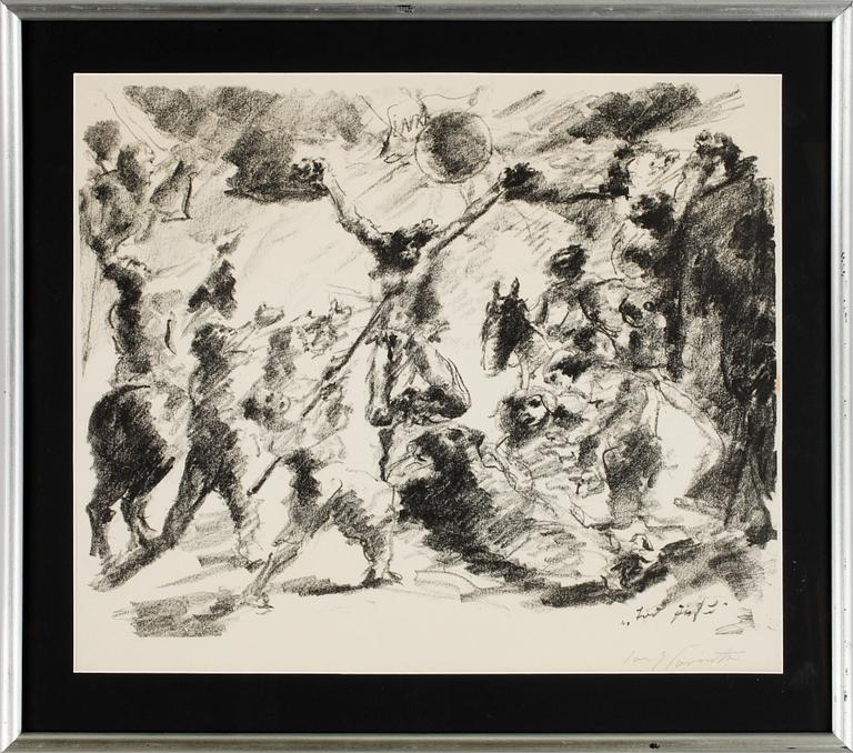 LOVIS CORINTH, litografi. Sign.