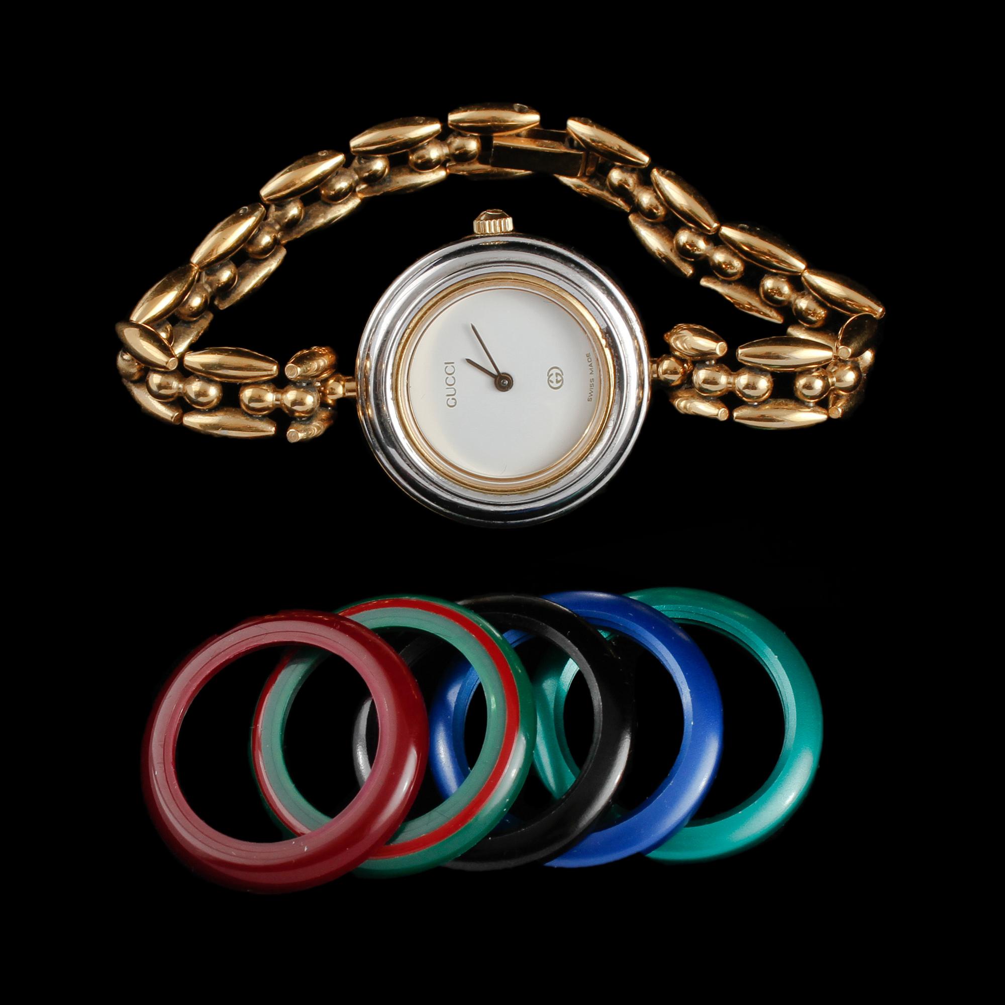 DAMARMBANDSUR, gulmetall, Gucci, 1900-talets slut.