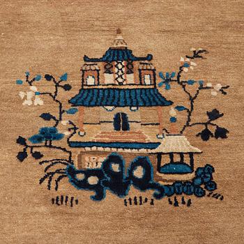 EN MATTA, semiantik Beijing, Kina, 295,5 x 247,5 cm.