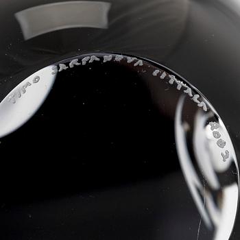 Timo Sarpaneva, a 'Claritas' glass sculpture, signed Timo Sarpaneva Iittala 2002.