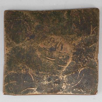 A Swedish copper plate money Fredrik I 1750.