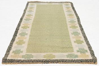 A flat weave 'Kastellholm' runner by Ingegerd Silow, c 247 x 90 cm, unsigned.