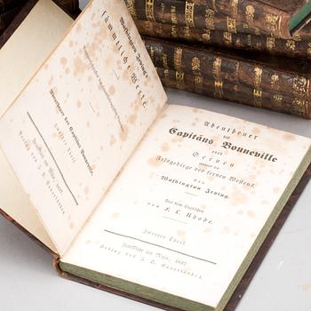 PARTI BÖCKER av Washington Irving. Frankfurt am Main, 1820-30-tal.