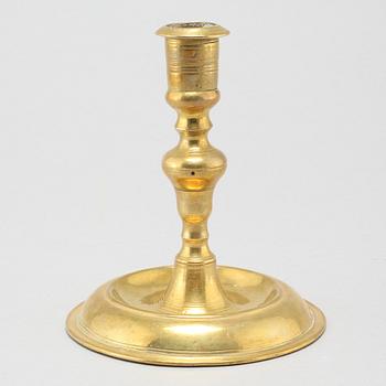 An 18th century candlestick.