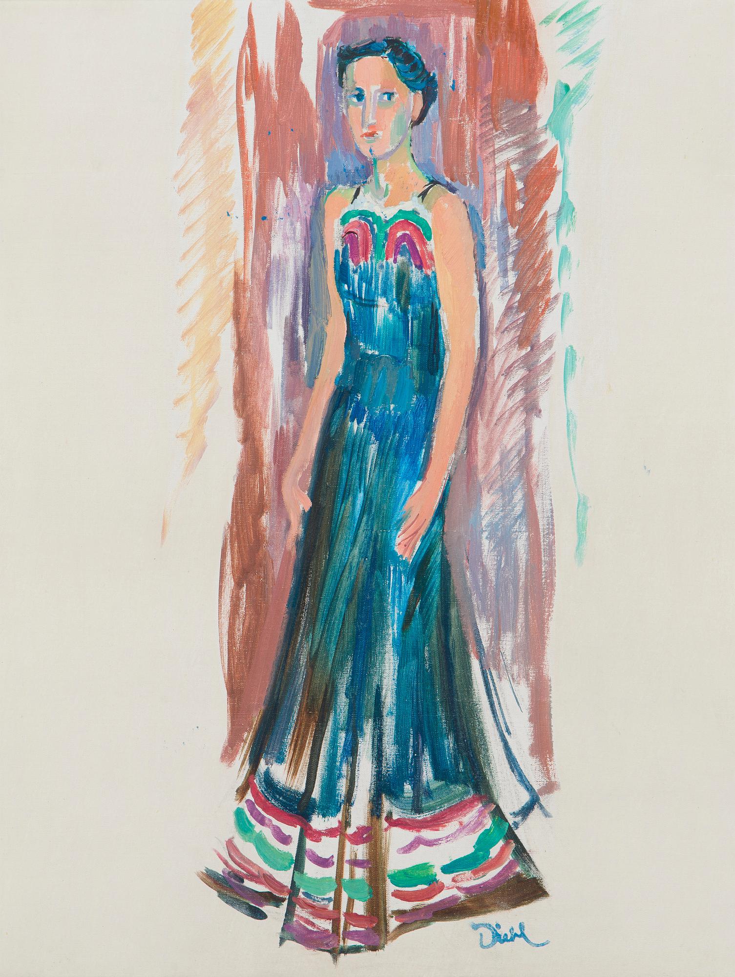 Gösta Diehl, Nainen mekossa.