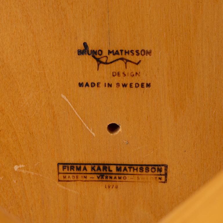 Bruno Mathsson, soffbord, Firma Karl Mathsson, Värnamo, 1978.