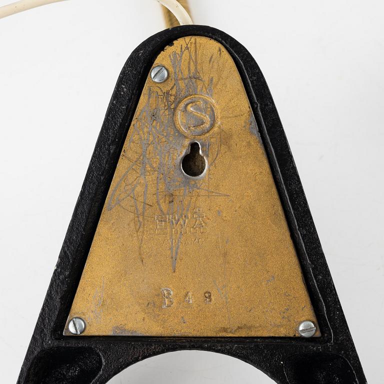 A pair of table lights / wall lights, EWÅ, Värnamo, mid 20th Century.