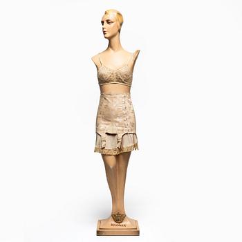 A 1930's storefront mannequin.
