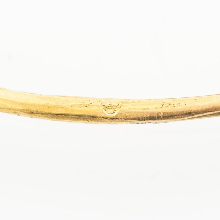 PA Lundahl-Terrs, en collier och ett armband 18K guld, Växjö 1972.