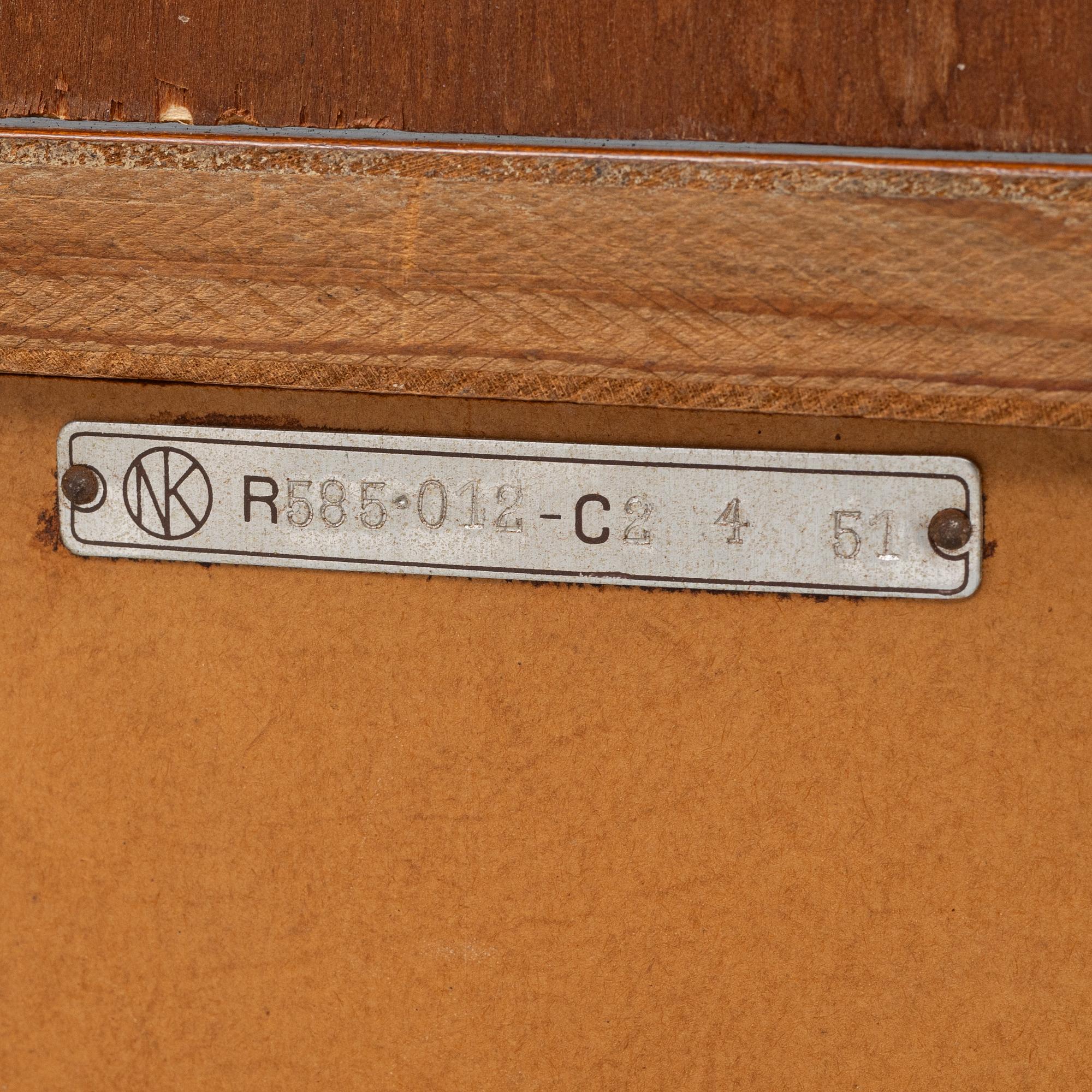 David Rosén, byråer, ett par, "Futura", Nordiska Kompaniet, 1950-tal.