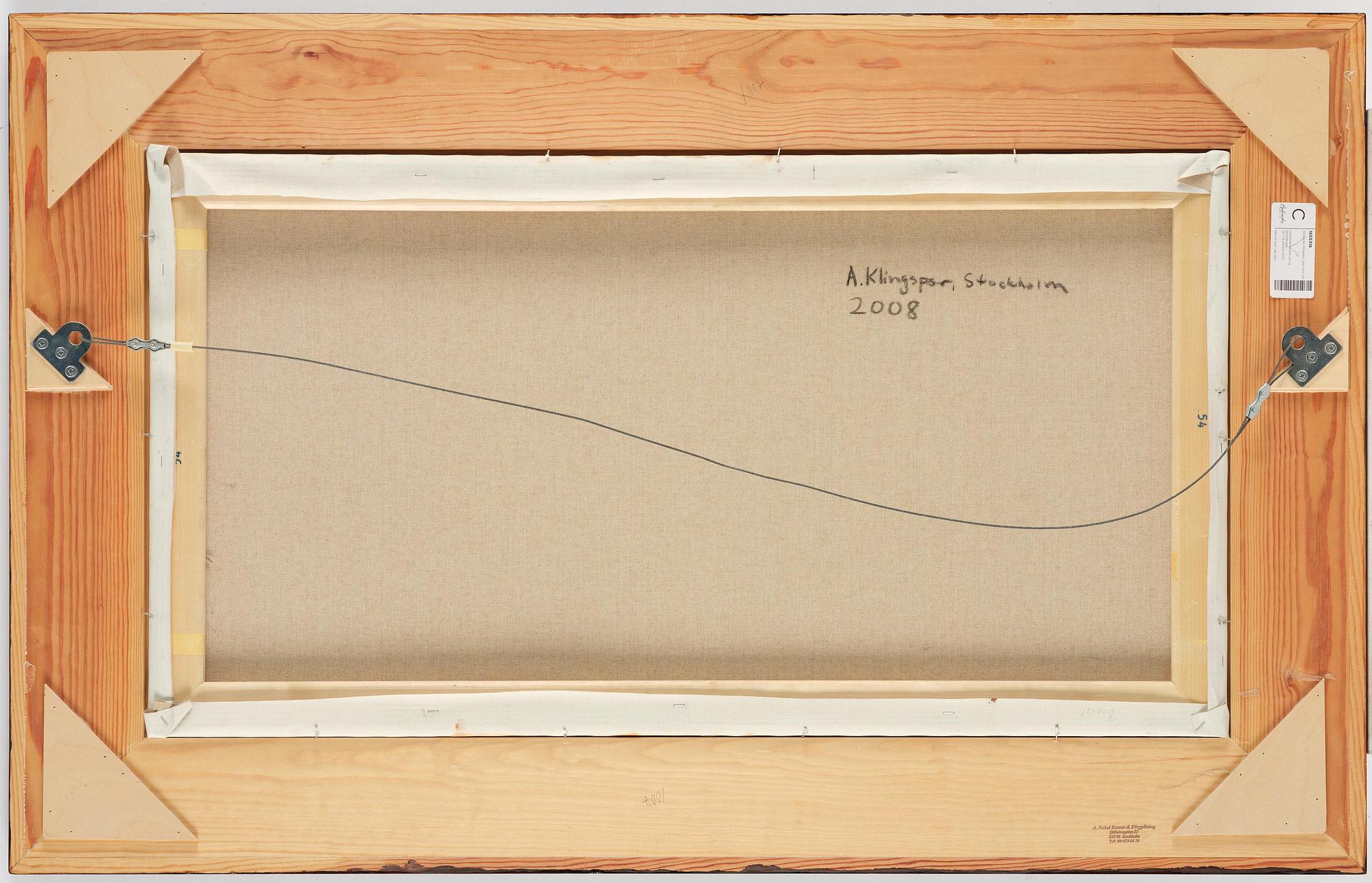 Alexander Klingspor, Untitled.