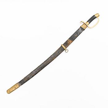 A Russian officer's sabre, model 1881.