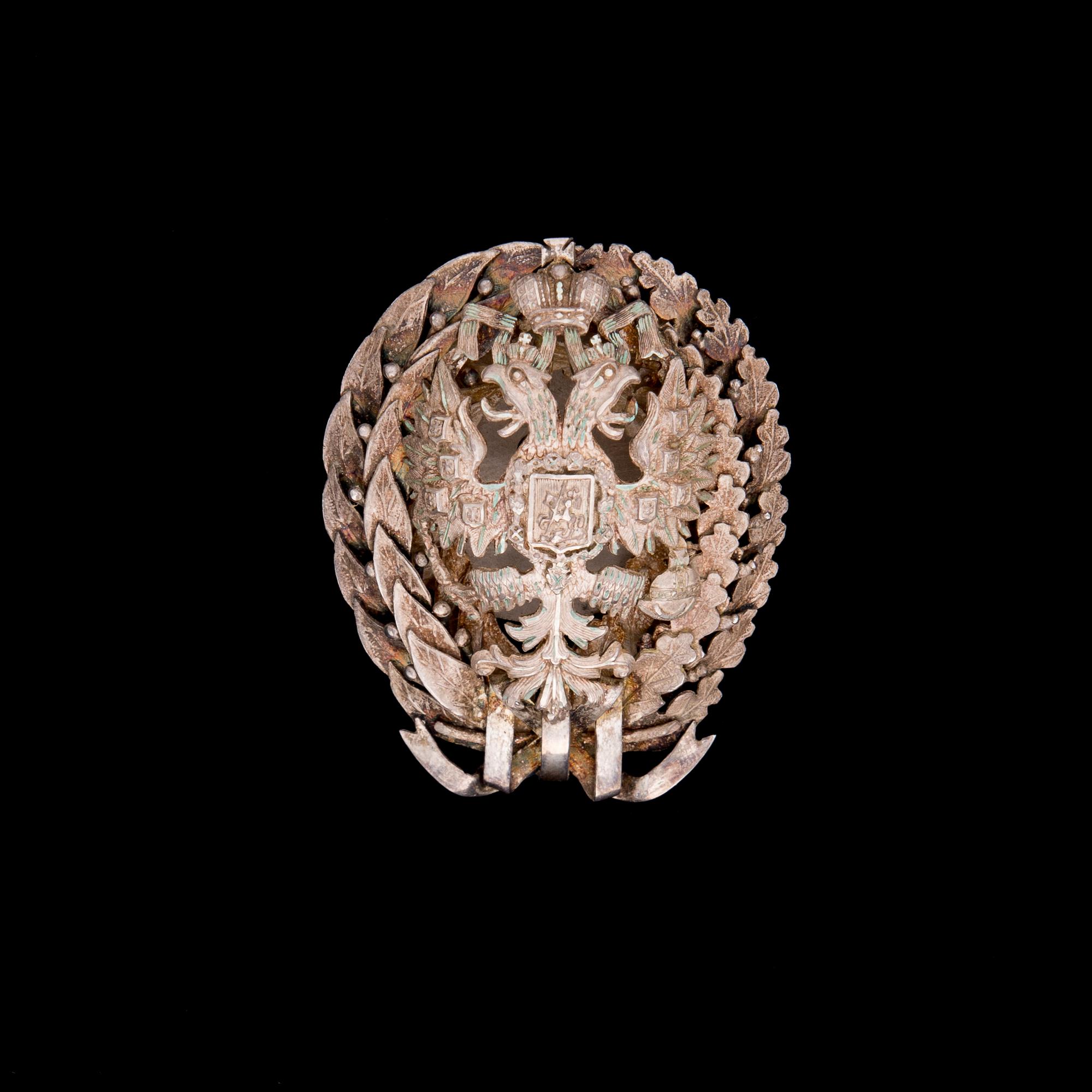 KOKARD, silver, Ryssland, sekelskiftet 1800/1900.