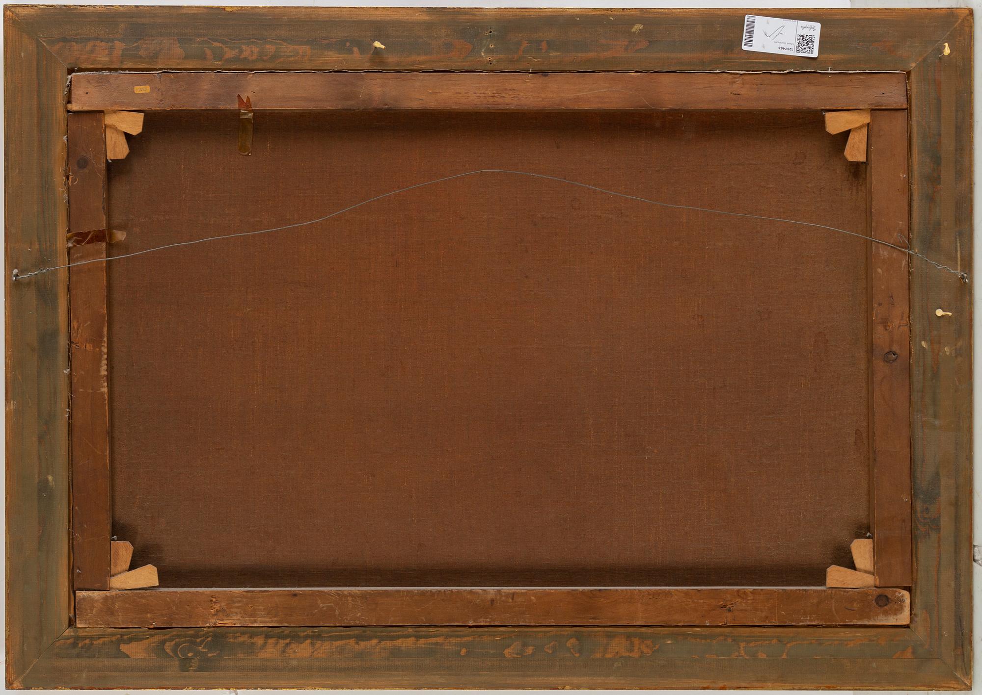 EHRNFRIED WAHLQVIST, oil on canvas, signed and dated 1881.