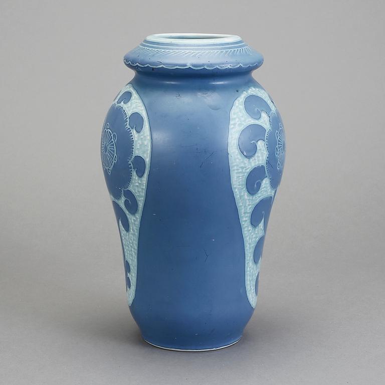 VAS, stengods "Sgrafitto", Josef Ekberg Gustavsberg 1920.