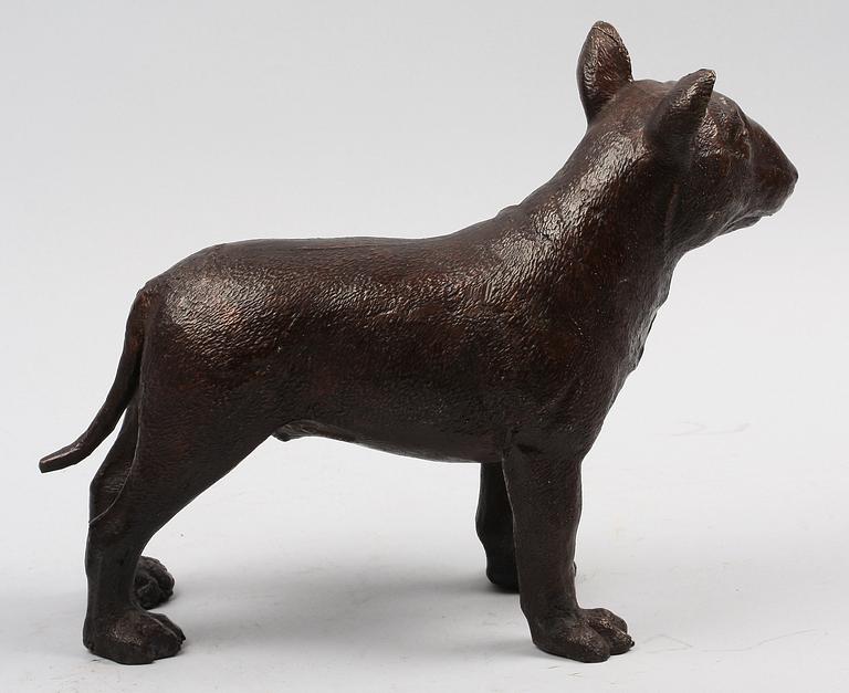 SKULPTUR, patinerad metall, 2000-tal.