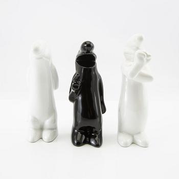 Osvald Cavandoli, figuriner 3 st "La Linea" för Cava.