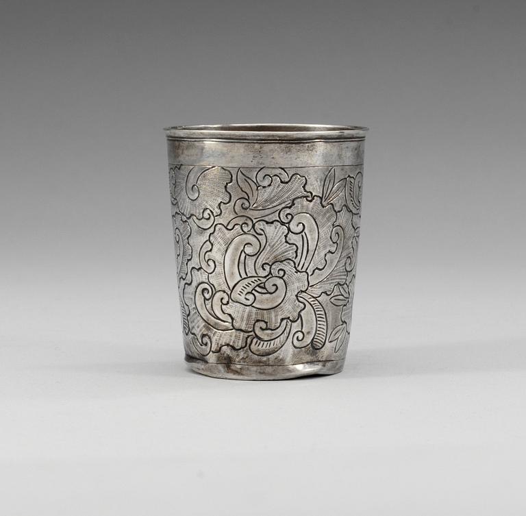 BÄGARE, silver. Ryssland 1855.