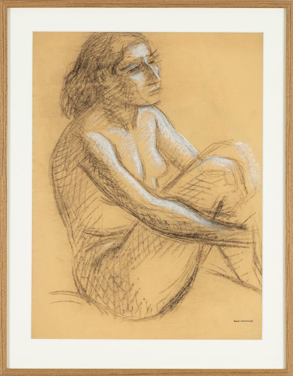 Isaac Grünewald, Seated Model.