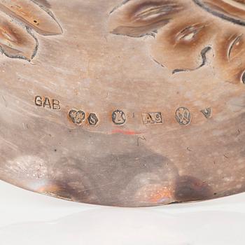 Two paird of silver candel sticks, GAB, 1951 and C.G.Hallberg, 1956, Sweden.