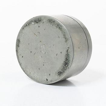 Sylvia Stave, attributed to, Jar, pewter, C. G. Hallberg, Stockholm 1933.