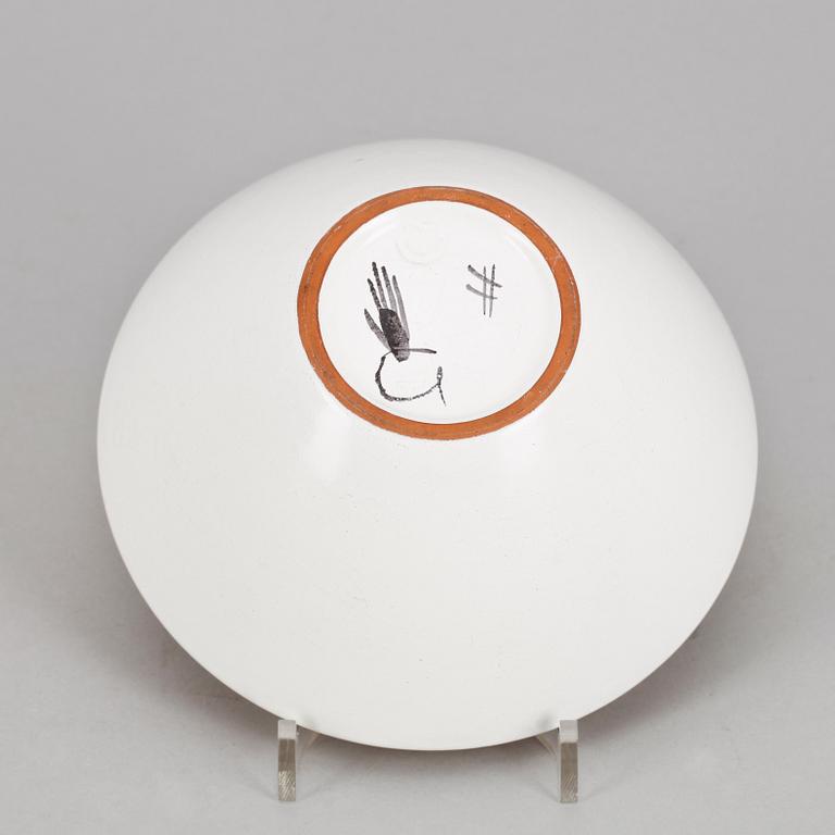 SKÅL, fajans, Stig Lindberg, Gustavsberg, 1950-tal.