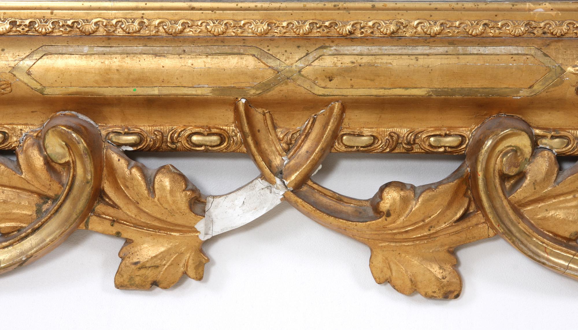 SPEGEL SAMT KONSOLBORD, nyrokoko, 1800-talets slut.