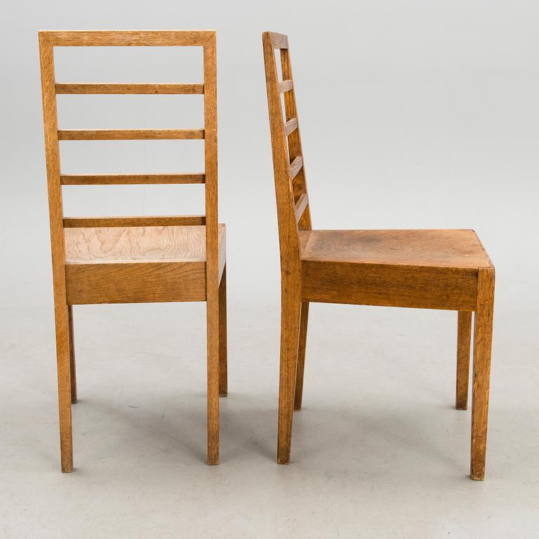 Three early 20th century chairs for The Finnish State Railways.