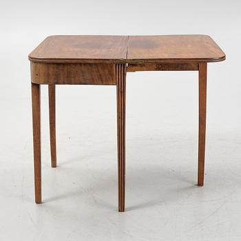 A mahogany card table, mid 19th Century.