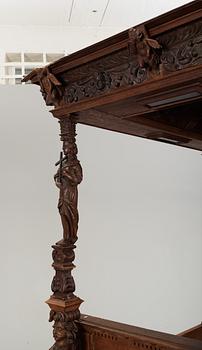 A Baroque/Baroque-style, 17/19 th Century Four-poster bed.