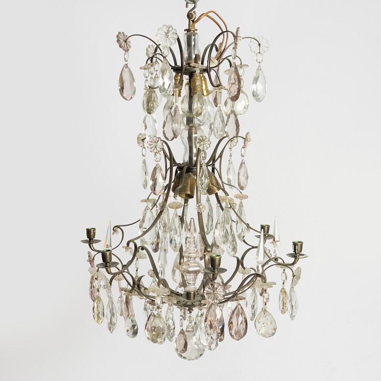 Chandelier, Baroque style, early 20th century.
