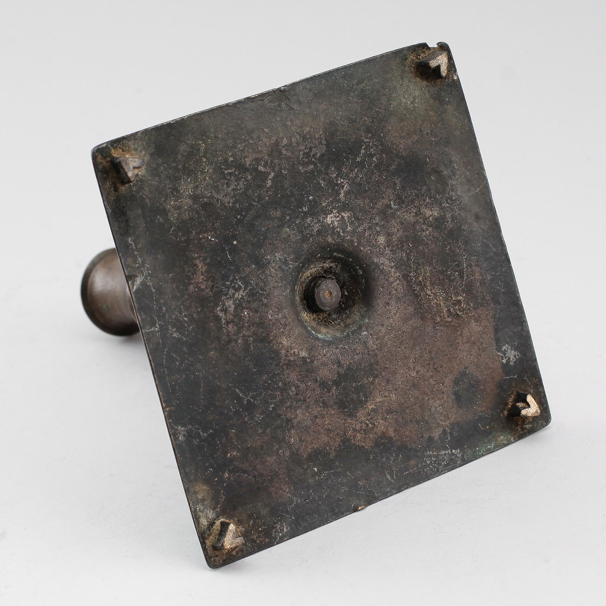 LJUSSTAKE, mässing, 1500-tal.